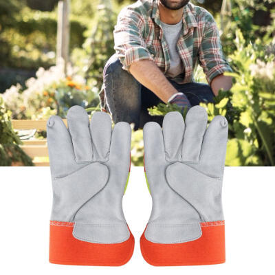 

Greensen Leather Working Gloves Gardening Wood Cutting Mechanic Driving Welding Gloves