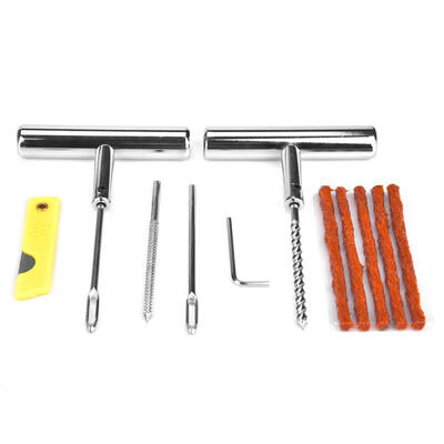 

Greensen 13Pcs Tire Repair Kit Tyre Repairing Tool Set for Automobiles Motorcycles with Box
