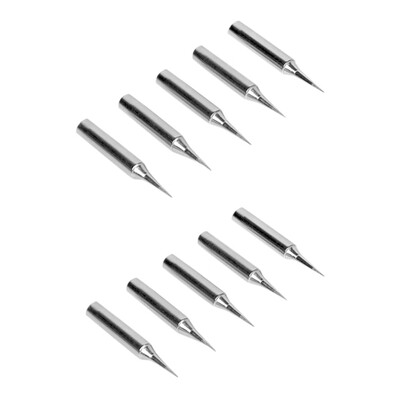 

〖Follure〗Screwdriver Iron Tip Solder Head Conical Replace Welding Pencil Soldering 10pc A