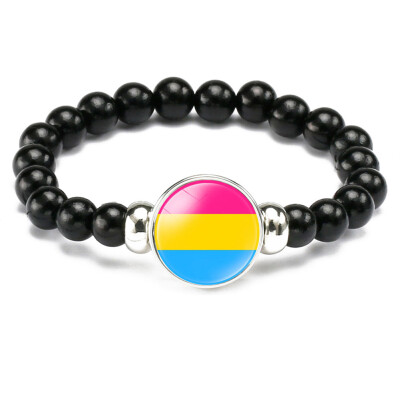 

Gay Pride Lgbt Rainbow Lgbt Beads Bracelets Bangles For Lesbian Gay Jewelry Gifts