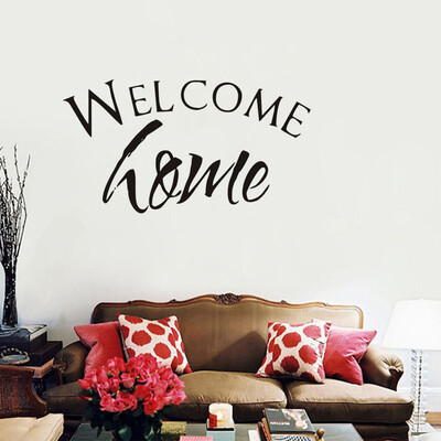 

〖Follure〗New 2019 Carved Welcome Home Wall Sticker Can Be Removed Waterproof