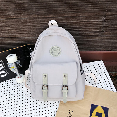 

New 2019 fashion simple large capacity backpack mens backpack high school student bag female Korean version of the backpack