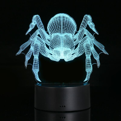 

3D Visual Illusion Lamp Transparent Acrylic Night Light 7 Color Changing LED Lamp 15