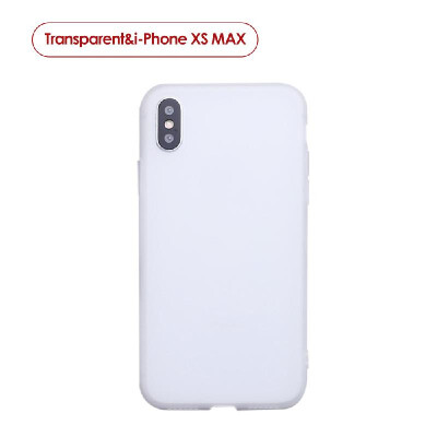 

Pure Color Phone Cover TPU Soft Phone Protection For i-phone XRXSMAX