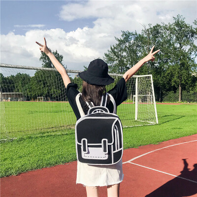 

3D 2nd YUAN YUAN YUAN YUAN YUAN YUAN YUAN PALIN MIAO SCHOOL PACKAGE OF THE SAME KOREAN STUDENTS KOREAN STUDENT BACKPACKAGE CARtoo