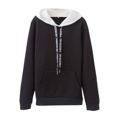 

Autumn Winter Velvet Warm Sweatshirts Hoodies Women Cotton Plush Hooded Kawaii Pullover Female Loose Wild Hoody Tracksuit