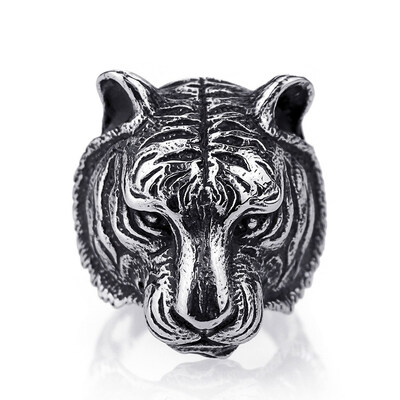 

Stainless Steel Gothic Punk Ring For Men Retro Male Stainless Steel Ring