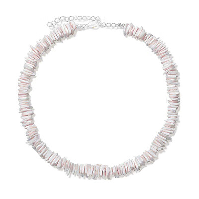 

Fashion White Shell Irregular Gravel Chips Beads Pearl Choker Necklace for Women Party Wedding Gifts Summer Jewelry Collar