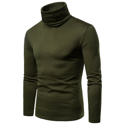 

Mens Thermal Cotton Turtle Neck Skivvy Turtleneck Sweaters Stretch Shirt Tops