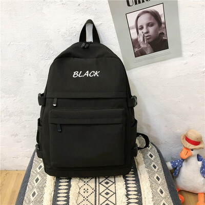 

Ins bag girl Korean version of high school students simple ancient sense sen line two-shoulder bag large-capacity computer bag bac