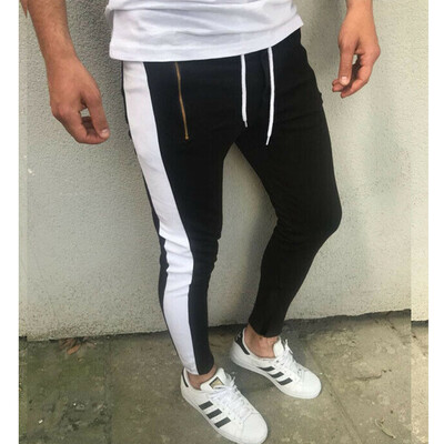 

Mens Gym Slim Fit Trousers Tracksuit Bottoms Skinny Joggers Sweat Track Pants