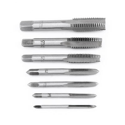 

Greensen 7pcs Metric Thread Steel Tap Tapping Tool M3 M4 M5 M6 M8 M10 M12