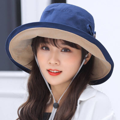 

New female spring&summer Korean version of Joker Sun Hat Sun fisherman Hat UV visor travel Sun Hat