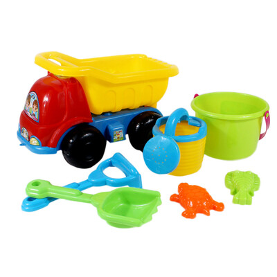 

〖Follure〗7Pcs Sand Kids Beach Toys Castle Bucket Spade Shovel Rake Water Tools For Kids