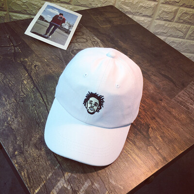 

Korean version of the new leisure rapper embroidered baseball hat female net red soft top hip hop Cap visor