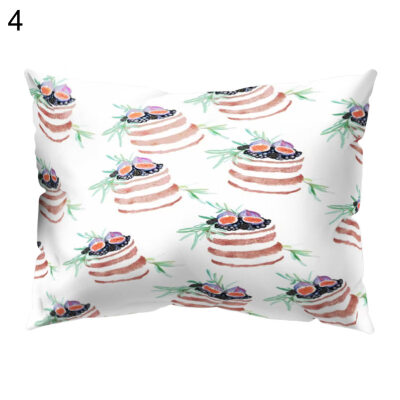 

Fashion Flower Plant Pillow Case Cushion Cover Sofa Bed Car Cafe Office Decor