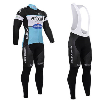 

Cycling jersey 2018 pro team Quick step winter thermal fleece bicycle clothing set ropa ciclismo invierno bike jersey kit