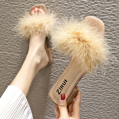 

Rose Womens Casual Slippers Summer Fashion With Open Toe Thick With Sandals Shoes