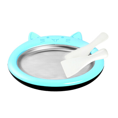 

Toponeto Mini Ice Cream Maker Fried Ice Machine Tray Home Ice Cream Maker Food Grade Mat