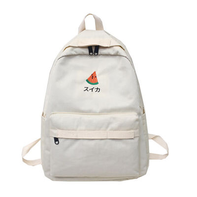 

Schoolbag female Korean version of the original ulzzang small fresh hundred lap high school students double shoulder bag ins wind