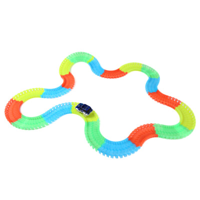 

NO298 220PCS Neon Glow Race Car Twister Racing Tracks