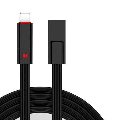 

Reused Reusable Lightning USB Cable Fast Charger Repairable Data Cable For iPhone XS X XR 8 7 iPad iPod iOS Devices 15m2A