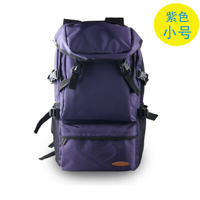 

Light rider large capacity double shoulder bag female Korean version schoolbag trendy backpack men travel mountain bag outdoor wat