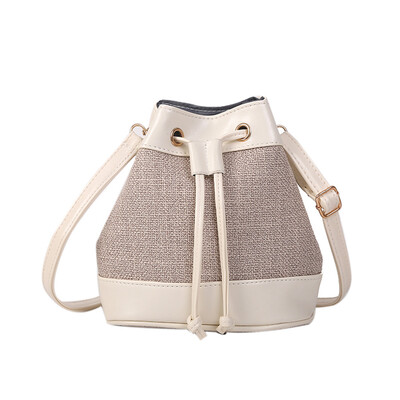 

Tailored Summer New Straw Bag Woman 2019 Fashion Messenger Bag Straw Bucket Shoulder Bag