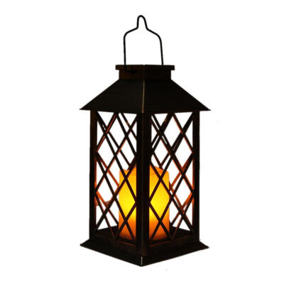 

Retro Solar LED Candle Lantern Outdoor Hanging Lamp Garden Landscape Lights