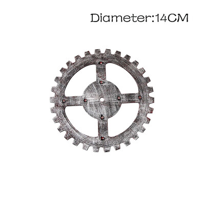

Gobestart European Modern Vintage Steampunk Gear Industrial Style Wall Home Decoration Sil