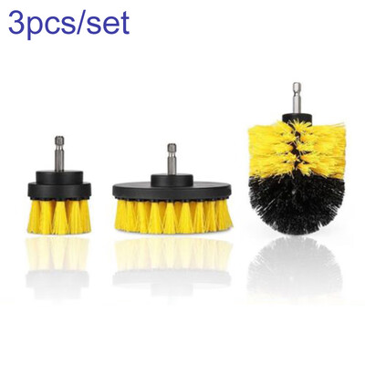 

3Pcs Power Scrubber Cleaning Drill Brush Tub Cleaner Floor Cleaning Tool Durable