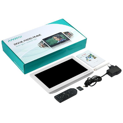 

Andoer 116 Inch Digital Photo Picture Frame FHD 19201080 IPS Screen Support CalendarClockMP3Photos1080P Video Player with