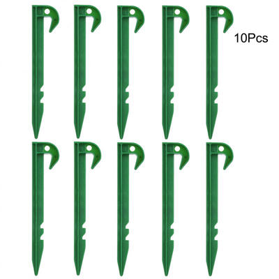 

Greensen 10Pcs Ground Garden Weed Barrier Fabric Shading Net Stake Fixing Plastic Pegs