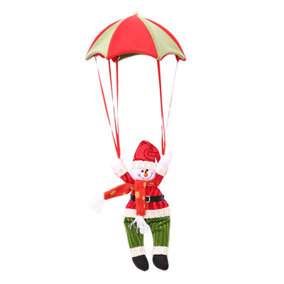 

Cute Santa Claus Parachute Decoration Unique Household Snowman Parachute Decoration