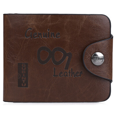 

Men Number Letter Embellishment Hasp Horizontal Wallet