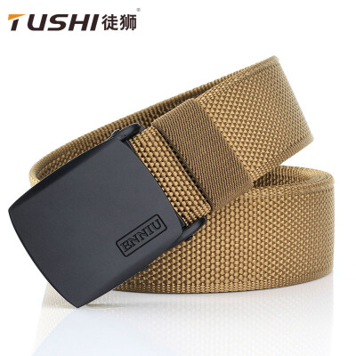 

Belt mens automatic smooth buckle nylon canvas belt new fashion business belt belts A generation of hair