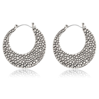 

Retro Half Moon Alloy Earrings Women Fashion Jewelry