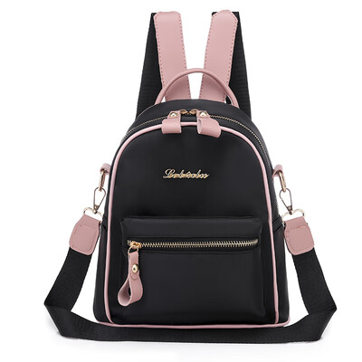 

Contrast multifunctional lightweight backpack bag Korean fashion canvas mini slung backpack travel