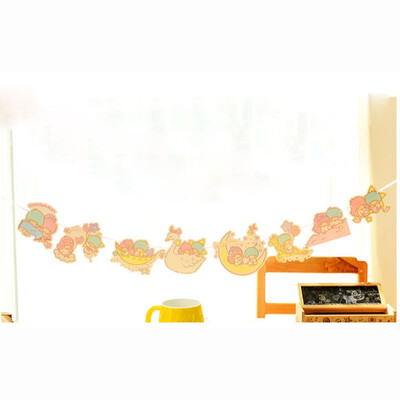 

FUNNYBUNNY Party Bunting Holiday Banner Layout Decoration Cartoon Strips