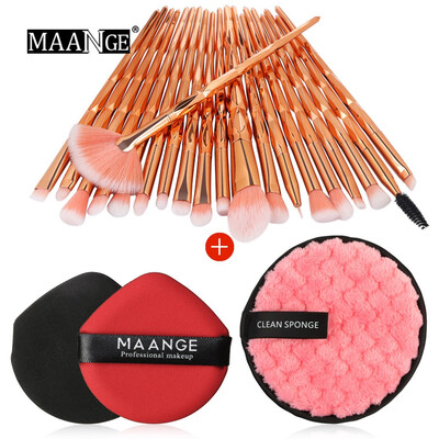 

Toponeto 20PCS Make Up Foundation Eyebrow Eyeliner Blush Cosmetic Concealer Brushes