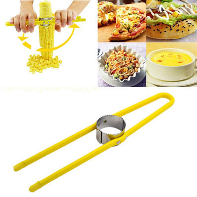 

Siaonvr Household Stainless Steel Kitchen Cutter Remover Corn Peeler Stripper Thresher