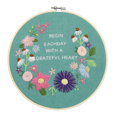 

Easy Ribbon Embroidery Sale With Retro Hoop for Beginner Needlework Cross Stitch Kit Handmade Sewing Wall Art Flowers Series