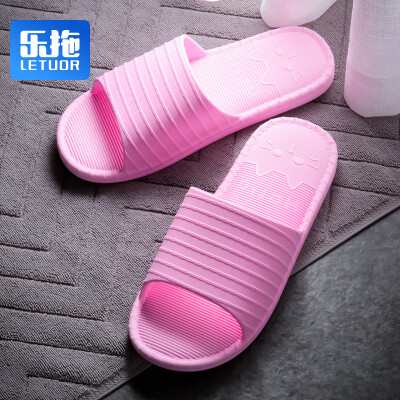 

Le drag slippers couple sandals men&women four seasons indoor home bathroom bath fashion casual swimming non-slip cool summer waterproof floor mute thick so