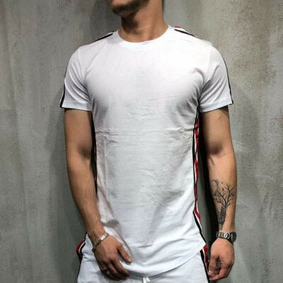 

Casual Shirt Mens Tee Top Short Sleeve GYM Slim Fit Soft T Shirt New Sport Shirt