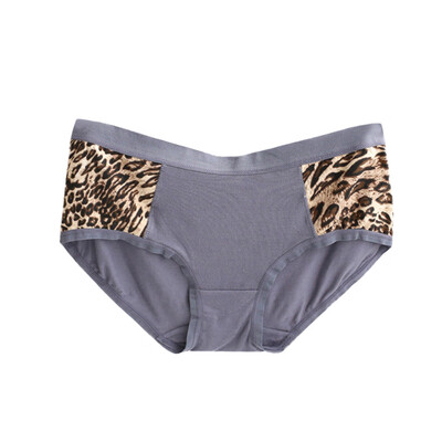 

Toponeto Women Leopard Print Sexy Seamless Briefs Low-Rise Underpants Lingerie Underwear