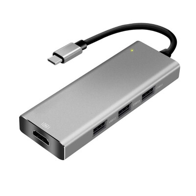 

7 in 1 Type-c to Hub USB C to HDMI Adapter TF Card Reader USB 30 Port