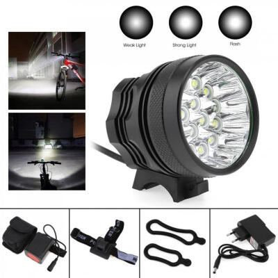 

40000LM 16 x CREE XM- T6 LED 3-Mode Bike Light Bicycle HeadlampBatteryCharger