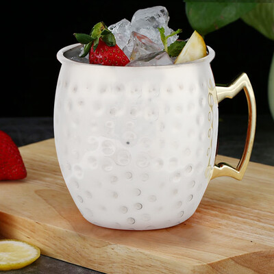 

Greensen Delicate Stainless Steel Durable Beer Cup Mug With Portable Handle Handle CupCup