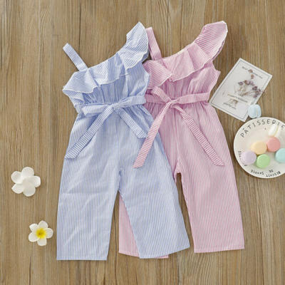 

USA Canis Newborn Baby Girl Strap Romper Jumpsuit Bodysuit Outfit Summer Clothes
