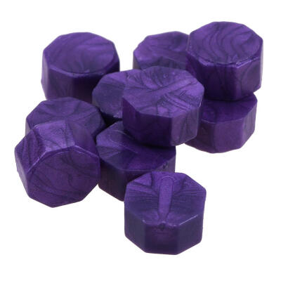 

100pcs Octagon Wax Paint Sealing Granule Vintage Wedding Pill Stamps Wax